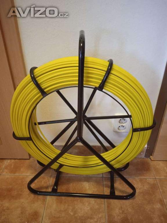 Protahovací pero elektrikářské, ze skelného vlákna 6mm x 130m