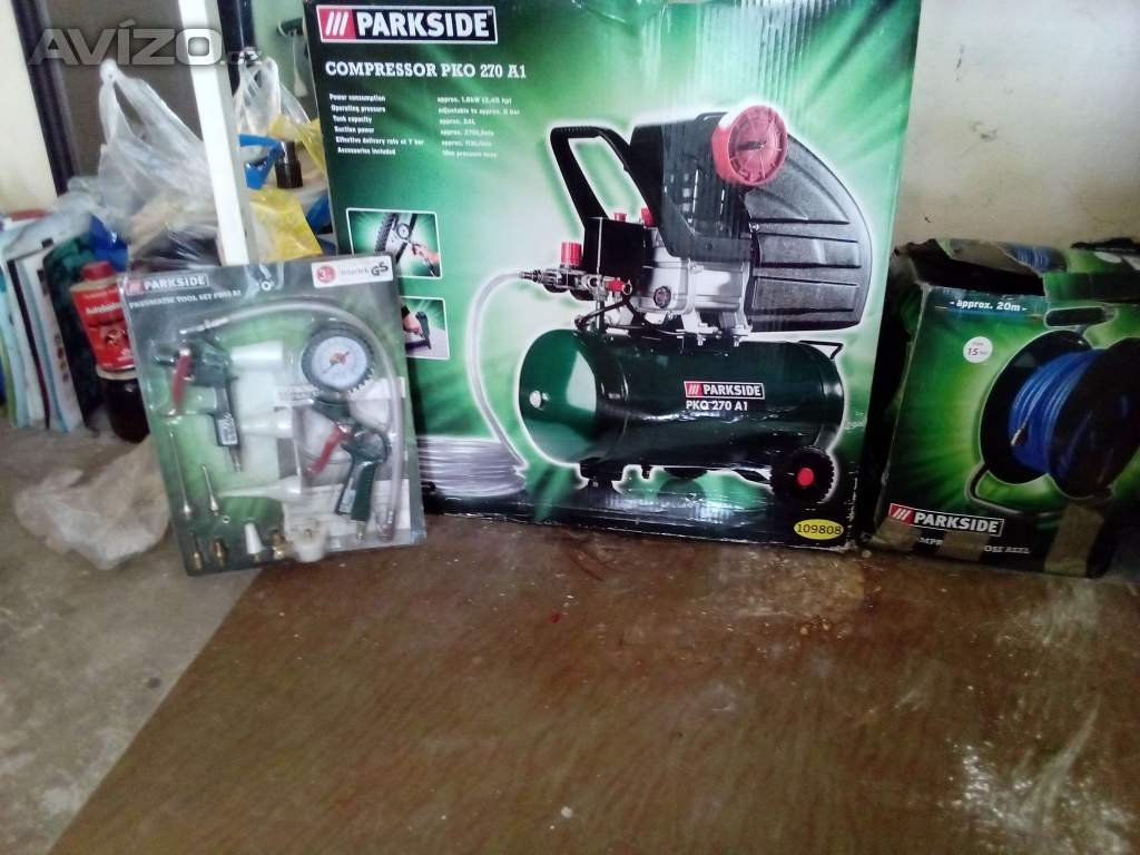 Prodám nový nepoužitý kompresor Parkside PKO 270 A1