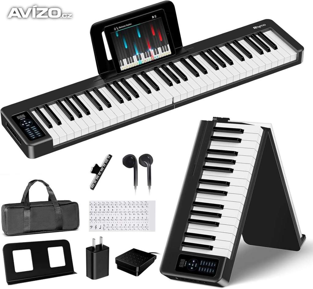 Nové skládací piano Rhymo 61 kláves
