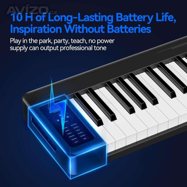 Foto inzerátu Nové skládací piano Rhymo 61 kláves