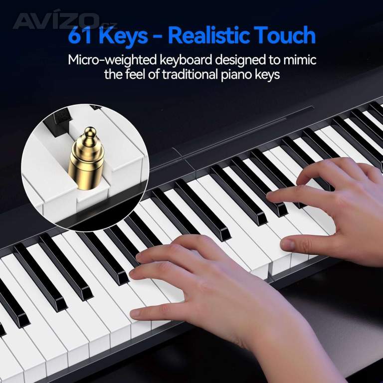 Foto inzerátu Nové skládací piano Rhymo 61 kláves