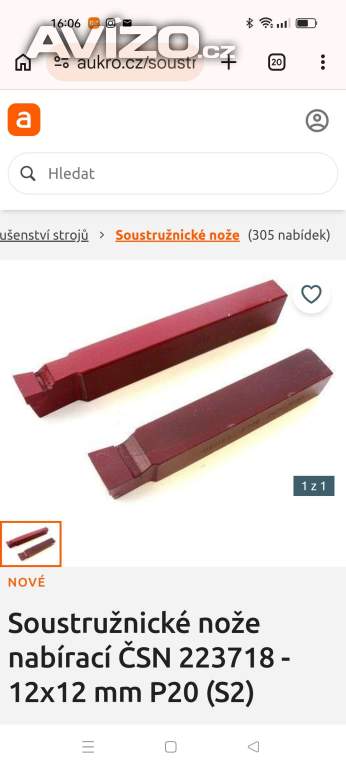 Foto inzerátu Soustružnické nože