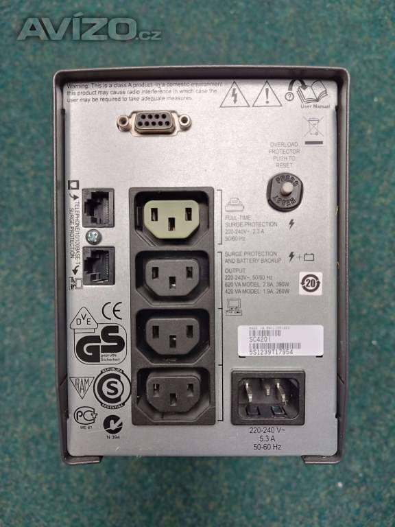 Foto inzerátu Záložní zdroj APC - Smart-UPS SC420I