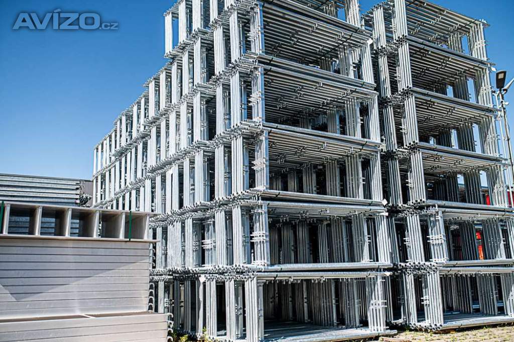 Foto inzerátu Lešení na štít 6,3X7,5 – ocelové, fasádní, různé rozměry