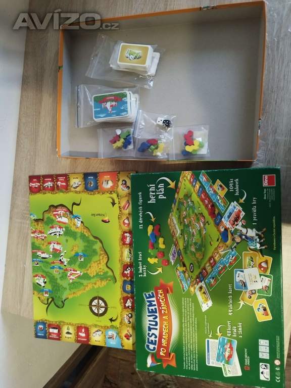 Stolní hra Cestujeme po hradech a zámcích