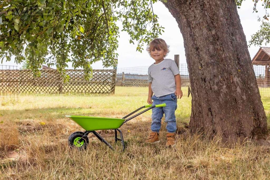 Foto inzerátu Dětské kovové kolečko světle zelené 