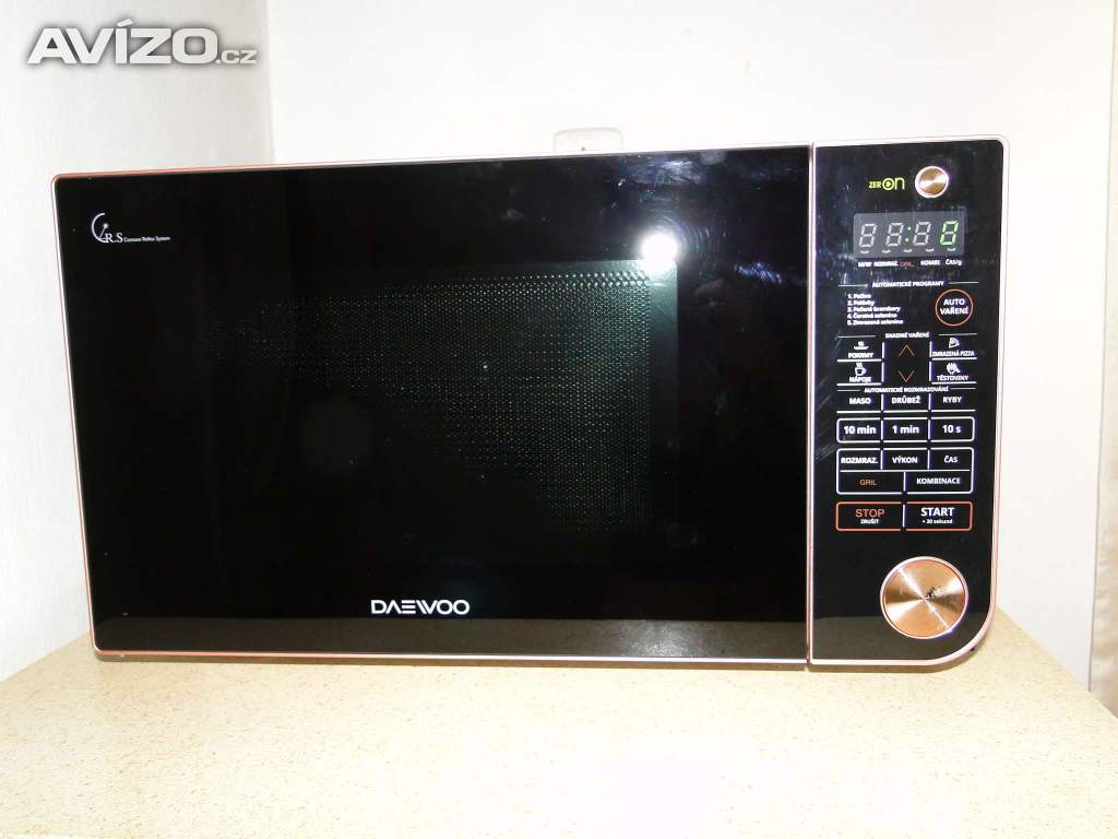 ✨ DAEWOO KQG-1NBZ – KRÁSNÁ MIKROVLNNÁ TROUBA S GRILEM, 26 l