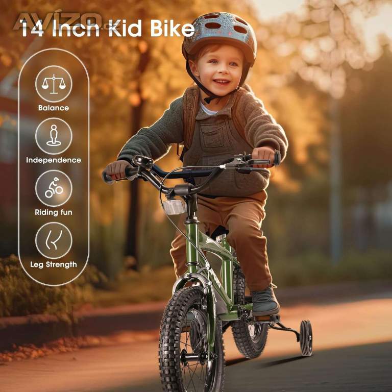 Foto inzerátu Dětské kolo BODIOO 14 palců Zelené