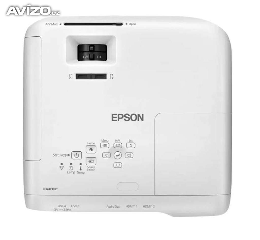 Foto inzerátu EPSON EB-FH52 (FullHD, Wi-Fi) + plátno Aveli + držák