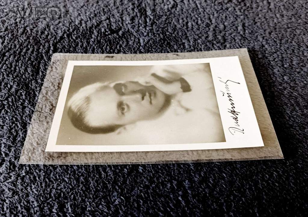 Foto inzerátu Rudolf Hrušínský – autogram, 30. léta minulého století