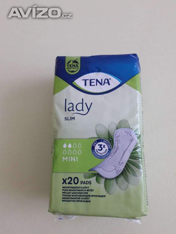 Foto inzerátu ZLEVNĚNÉ  Tena Lady Slim Mini 20 kusů v jednom balíčku.