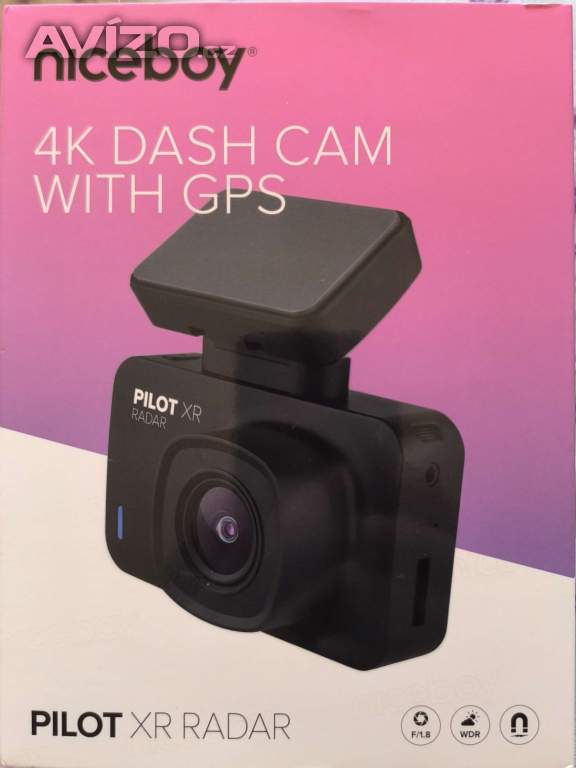 Autokamera Niceboy PILOT XR Radar 4K s hlášením radarů  