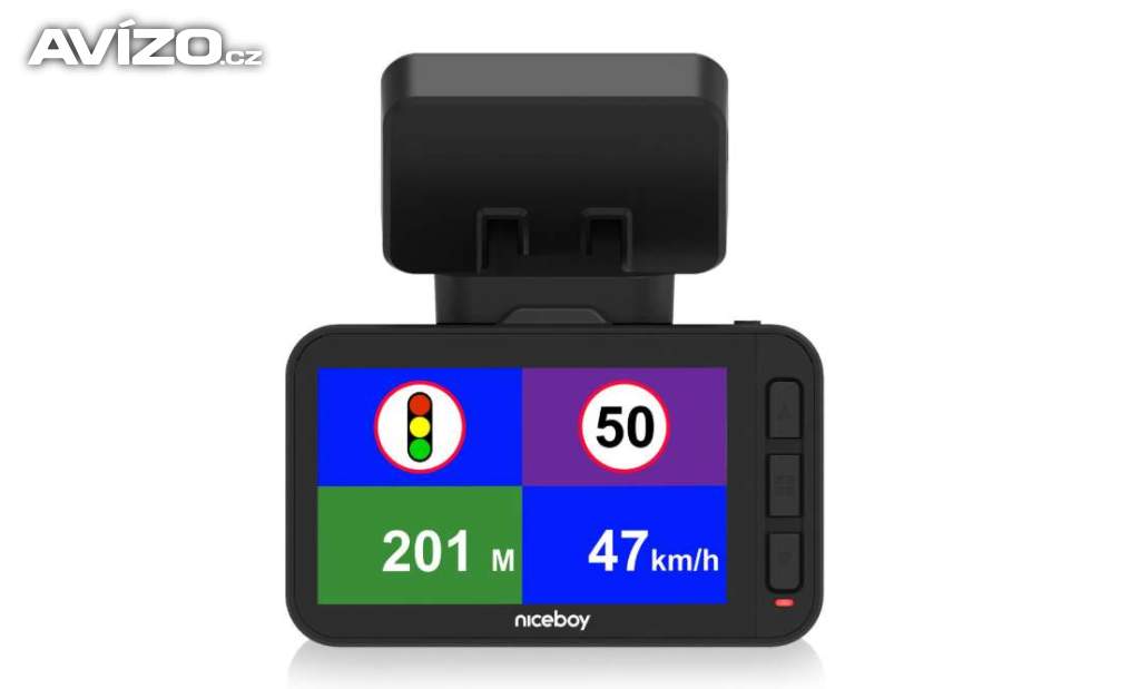 Foto inzerátu Autokamera Niceboy PILOT XR Radar 4K s hlášením radarů  