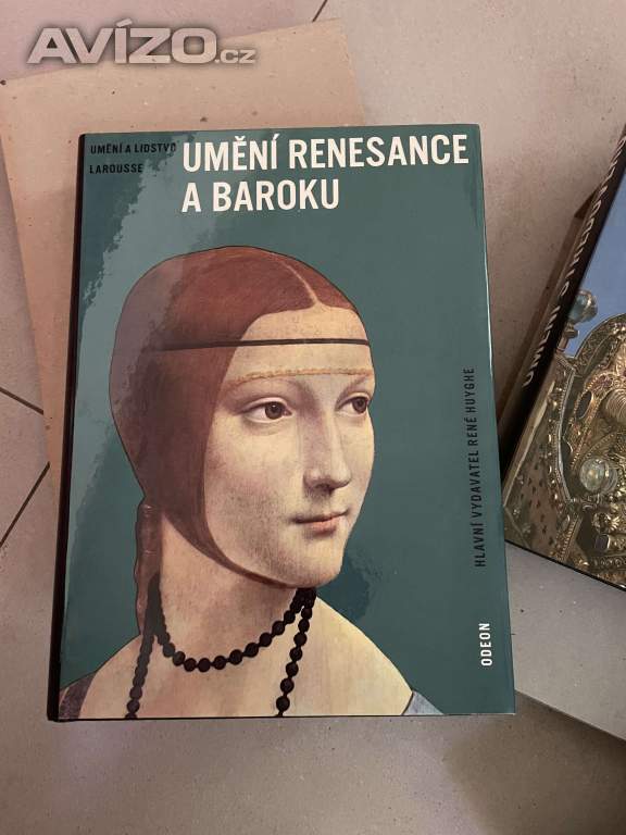 Foto inzerátu UMĚNÍ A LIDSTVO – LAROUSSE, 3 SVAZKY, ODEON, VČETNĚ POUZDER