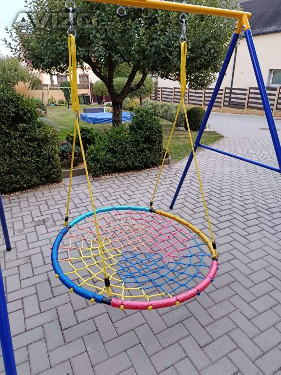Aga /Závěsný houpací kruh 120cm /Čtyřbarevný 