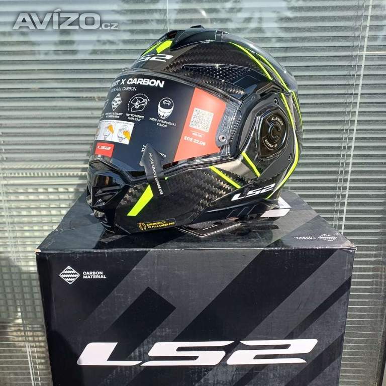 Foto inzerátu Silniční překlápěcí přilba LS2 ADVANT X CARBON FUTURE II