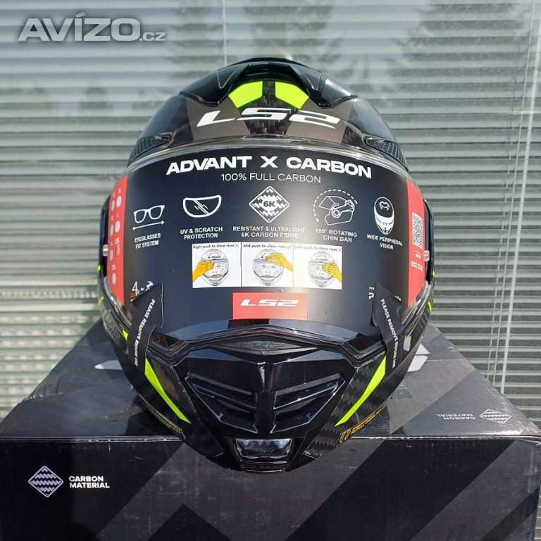 Foto inzerátu Silniční překlápěcí přilba LS2 ADVANT X CARBON FUTURE II