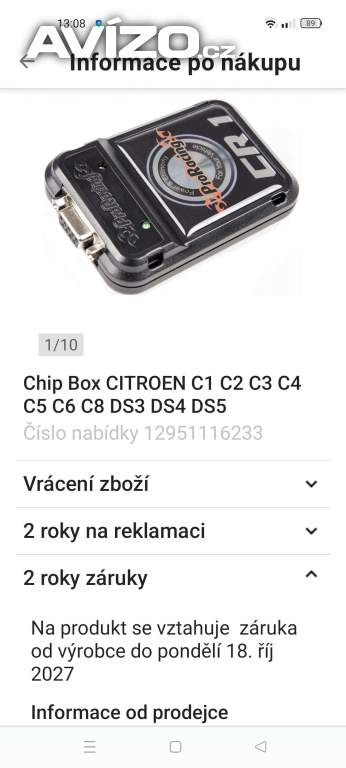 Foto inzerátu Chip box
