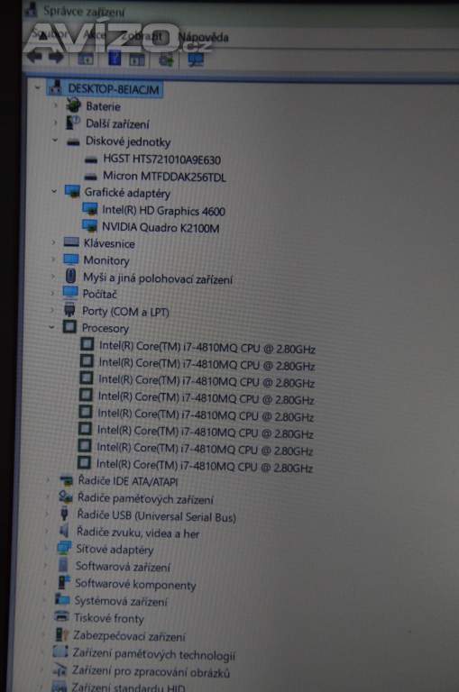 Foto inzerátu HP ZBook 15 G2 i7/16GB/SSD 256+1TB/záruka