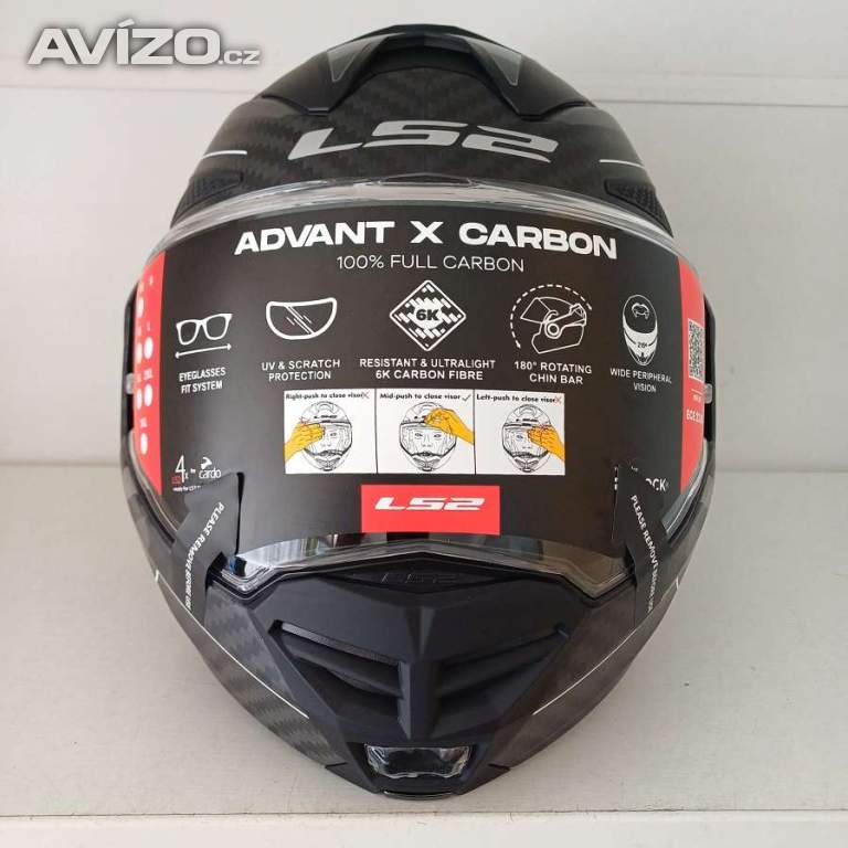 Foto inzerátu Silniční překlápěcí přilba LS2 ADVANT X CARBON - L