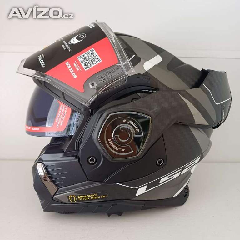 Foto inzerátu Silniční překlápěcí přilba LS2 ADVANT X CARBON - L