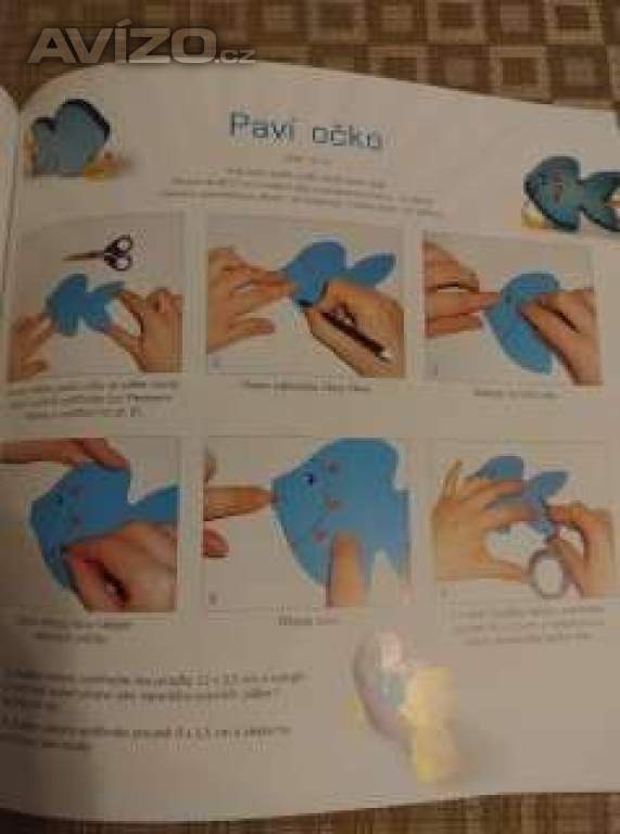 Foto inzerátu 2 knihy - pro tvoření z perliček a krepového papíru