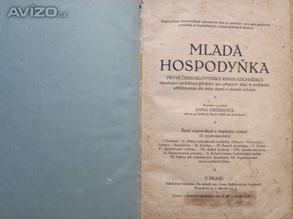 Kuchařská Mladá Hospodyňka – Anna Drůbková