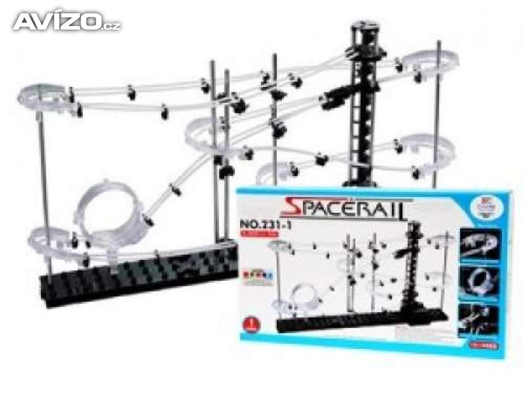 SpaceRail dráha pro kuličky – úroveň 1