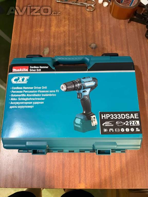 Foto inzerátu Příklepový aku šroubovák MAKITA HP333DSAE