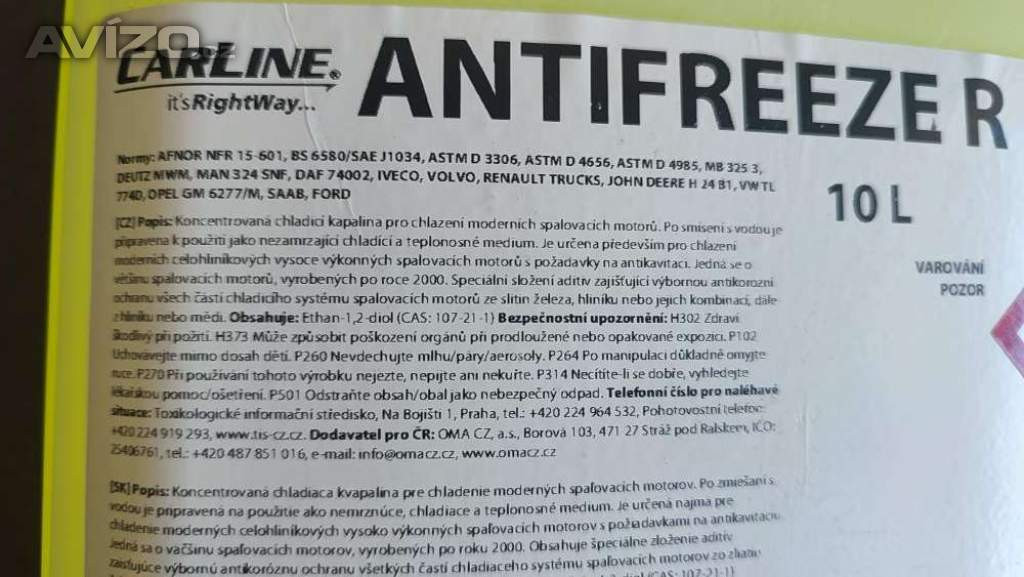 Foto inzerátu Chladící kapaliny + AdBlue