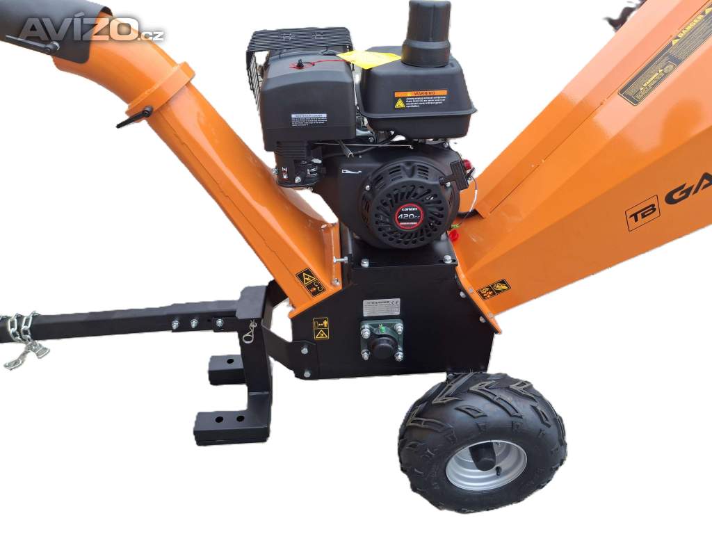 Foto inzerátu Benzínový štěpkovač TB Garden GS1500 15 HP 12 cm