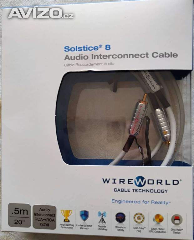 Propojovací kabel Wireworld Solstice 8 cinch - cinch