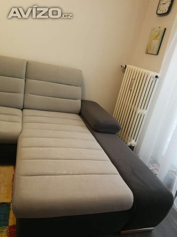 Foto inzerátu Sedačka do L rozkládací s úložným prostorem