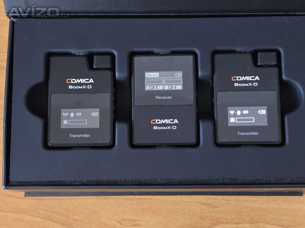 Foto inzerátu Bezdrátové mikrofony Comica BoomX-D D2, mikroport