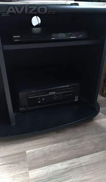 Foto inzerátu Černý Tv stůl na kolečkách