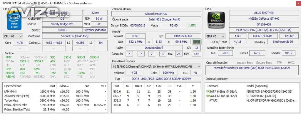 Foto inzerátu Intel Xeon E3-1230 