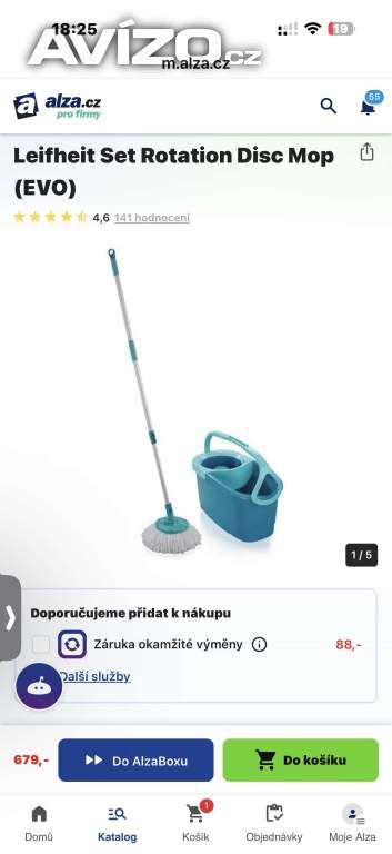 Foto inzerátu Leufheit mop rotacni
