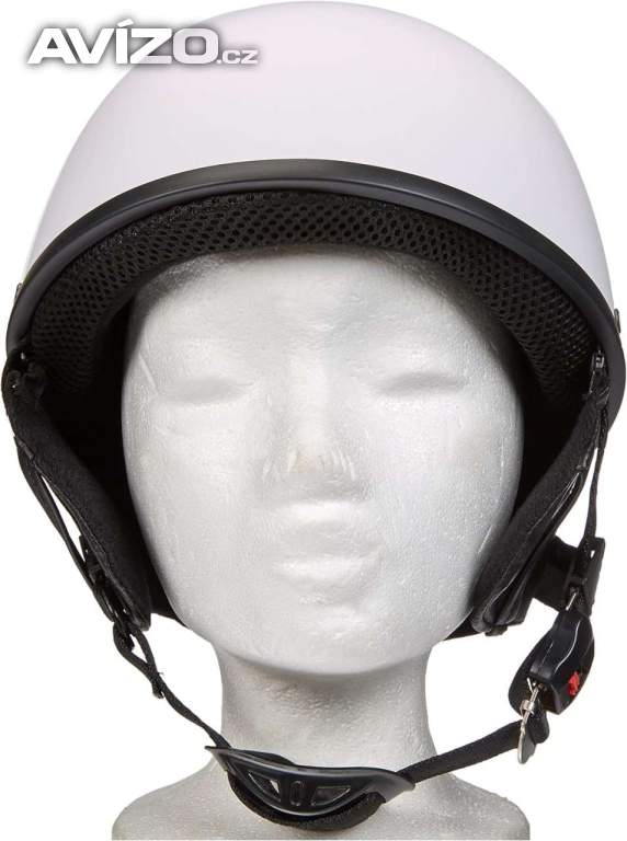 Helma Mil-Tec Moto Retro - bílá