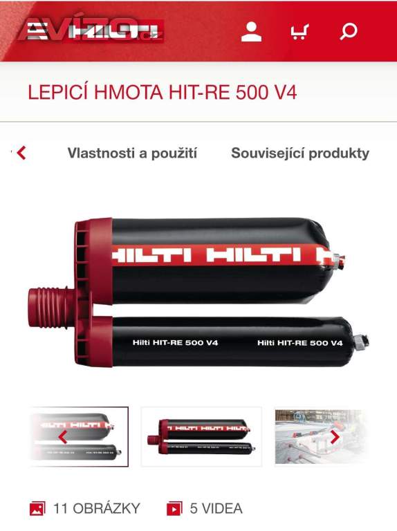Foto inzerátu Lepící pěna, chemická kotva.....