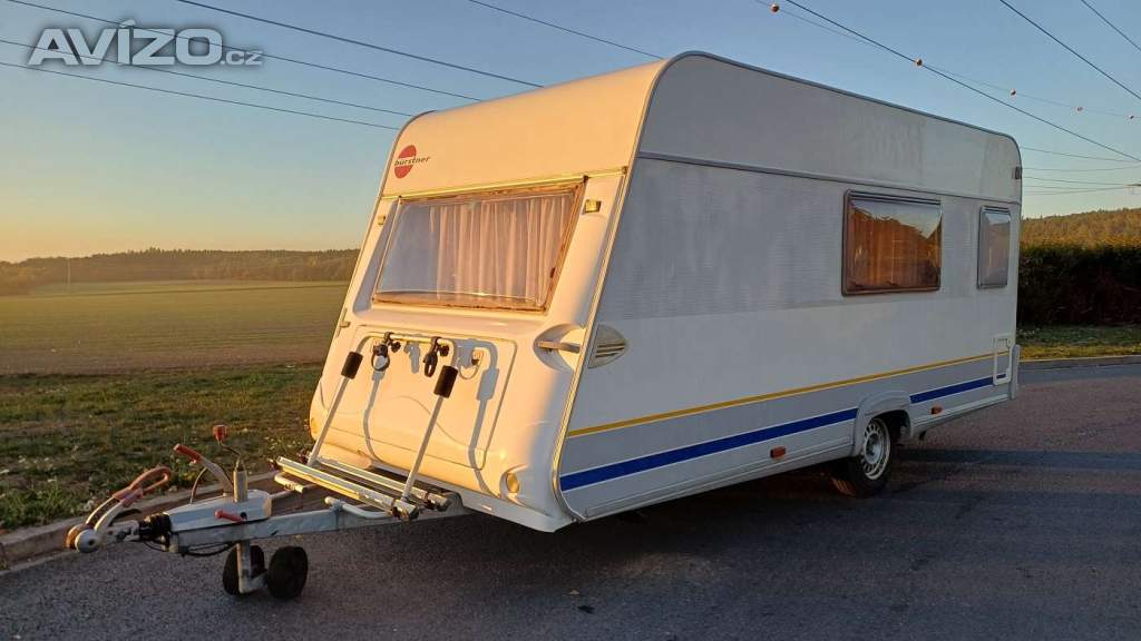 Karavan Bürstner Fun + toaleta + velký předstan + nová STK