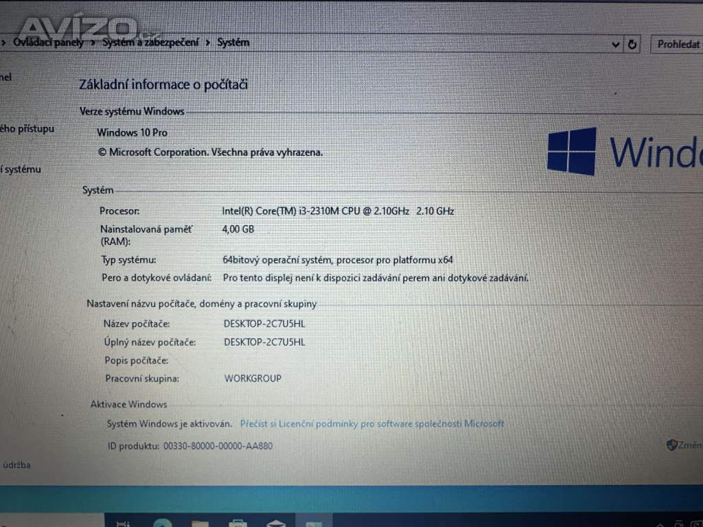 Foto inzerátu Lenovo IdeaPad Z370 - Intel i3 / 500 GB HDD / 4 GB RAM