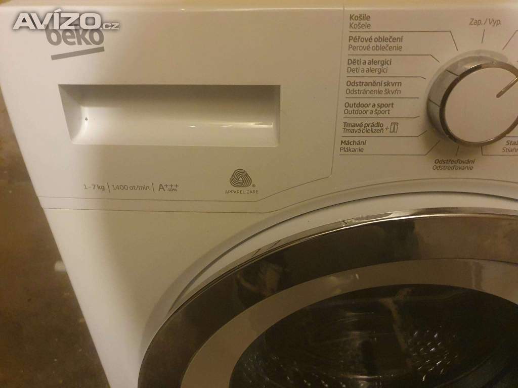 Foto inzerátu PRACKA BEKO,7KG,JAKO NOVA,PLNE FUNKCNI,A+++,1400 OT.