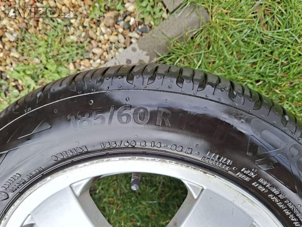 Foto inzerátu Kompletní letní kola Škoda R14 – Continental EcoContact 6, 185/60 R14 H