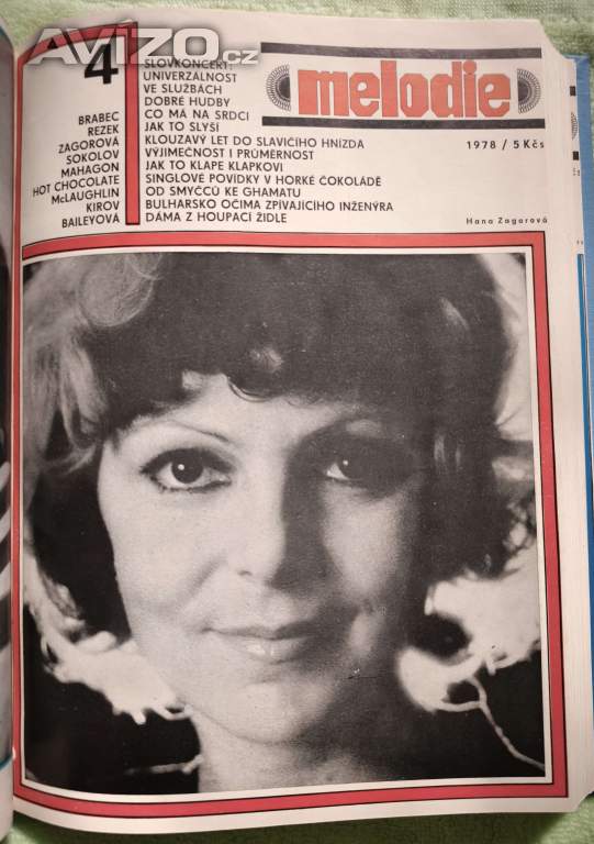 Foto inzerátu Časopis Melodie, rok 1978
