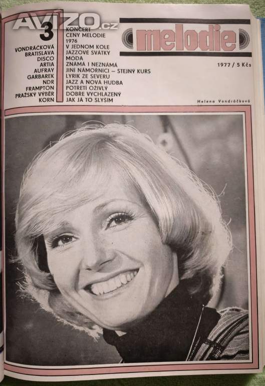 Foto inzerátu Časopis Melodie, rok 1977