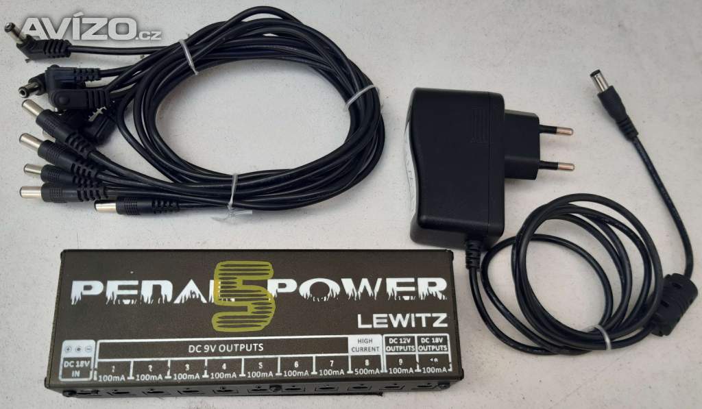 Revoltage CP-05 Napájecí adaptér Pedal Power - LEWITZ