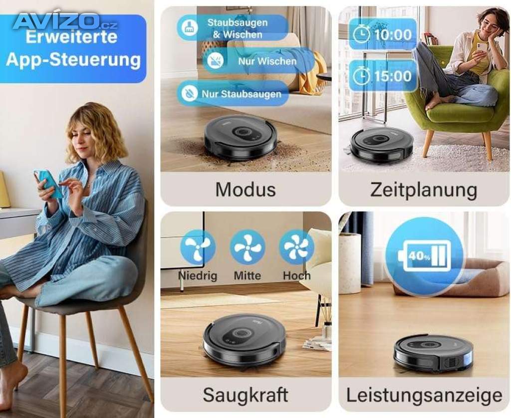 Foto inzerátu Robotický vysavač Tikom G8000 Max