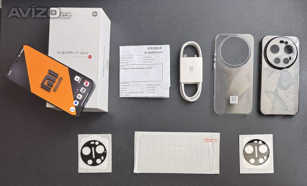 Vyměním Xiaomi 17 Ultra / 6,9 / 16+512 / 3.roky záruka.