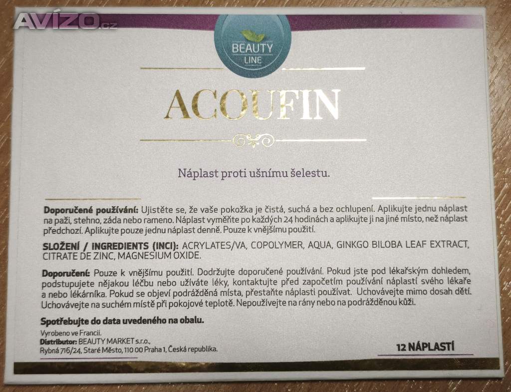 Zdravotní náplasti BEAUTY LINE