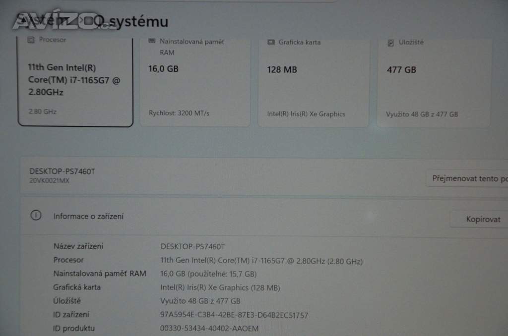 Foto inzerátu Lenovo L13 Yoga i7/16GB/SSD 256GB NVMe/dotyk